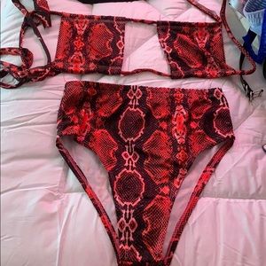 custom jade Clark snake skin set